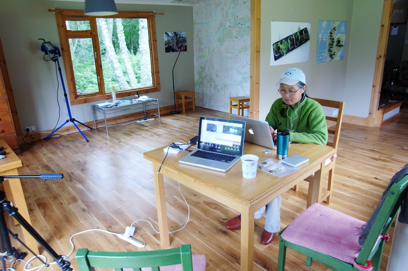 An intensive Residency at Dall Mill at the edge of the Black Wood in Rannoch.